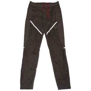 Korsa Men’s Gray Performance Joggers Red Drawstring Athletic Running Pants Large